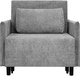 Миниатюра изображения товара Кресло-кровать Домовой Визит-3 1 (80) (Santos Light Grey)