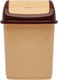 Миниатюра изображения товара Мусорное ведро Эльфпласт Ромашка EP107 (1.5л, бежевый/коричневый)