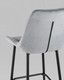 Миниатюра изображения товара Стул барный Stool Group Флекс AV 405-V12-K14PM-08(B) (велюр велютто серый)