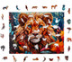 Миниатюра изображения товара Пазл Woodary Lion / 3301