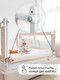 Миниатюра изображения товара Ограждение для кровати Amarobaby Linear / AB-LIN-BSR-BE-120 (бежевый)