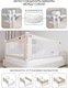 Миниатюра изображения товара Ограждение для кровати Amarobaby Linear / AB-LIN-BSR-BE-180 (бежевый)