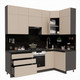 Миниатюра изображения товара Кухонный гарнитур ВерсоМебель Эко Премиум 1.2x2.4 правая (глиняный серый/ст. дуб вотан)
