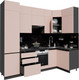 Миниатюра изображения товара Кухонный гарнитур ВерсоМебель Эко Премиум 1.2x2.7 правая (пудровый/ст. тунис)