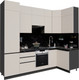 Миниатюра изображения товара Кухонный гарнитур ВерсоМебель Эко Премиум 1.2x2.7 правая (кашемир/ст. тунис)