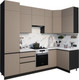 Миниатюра изображения товара Кухонный гарнитур ВерсоМебель Эко Премиум 1.2x2.7 правая (глиняный серый/ст. мрамор лацио)