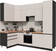 Миниатюра изображения товара Кухонный гарнитур ВерсоМебель Эко Премиум 1.4x2.7 левая (кашемир/ст. дуб вотан)