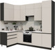 Миниатюра изображения товара Кухонный гарнитур ВерсоМебель Эко Премиум 1.4x2.7 левая (кашемир/ст. мрамор лацио)