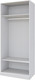 Миниатюра изображения товара Шкаф Bravo Мебель Мэгги ШР-2 (белый снег/лак белый)