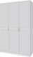 Миниатюра изображения товара Шкаф Bravo Мебель Мэгги ШР-3 (белый снег/лак белый)