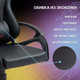 Миниатюра изображения товара Кресло геймерское TopChairs Warden GF-8066-5 (черный/белый)
