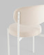Миниатюра изображения товара Стул Stool Group Бриф SN / AV 477-C01-9016 (велюр молочный/каркас белый муар)