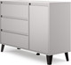 Миниатюра изображения товара Тумба Anrex Boxwell Berg 1D3S (серый)