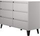 Миниатюра изображения товара Комод Anrex Boxwell Berg 6S (серый)