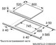 Миниатюра изображения товара Индукционная варочная панель Maunfeld CVI804SFBK Inverter