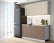 Миниатюра изображения товара Кухонный гарнитур Артём-Мебель Оля СН-114 без стекла МДФ 1.6м (веллюто латте/веллюто мокко)