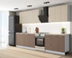 Миниатюра изображения товара Кухонный гарнитур Артём-Мебель Оля СН-114 без стекла МДФ 2.6м (веллюто латте/веллюто мокко)