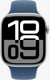 Миниатюра изображения товара Умные часы Apple Watch Series 10 GPS 46mm / MWWL3 (серебристый/синий ремешок S/M)