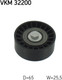 Миниатюра изображения товара Ролик ремня генератора SKF VKM32200