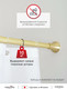 Миниатюра изображения товара Карниз для ванны Tokito TOK-240GOLD (золото)