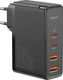 Миниатюра изображения товара Зарядное устройство сетевое Baseus GaN5 100W 2xUSB-C/2xUSB-A / BAS-P10110302827Z1 (черный, с кабелем)