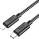 Миниатюра изображения товара Кабель Hoco X88 Type-C to Lightning (1м, черный)