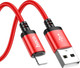 Миниатюра изображения товара Кабель Hoco X89 Lightning (1м, красный)