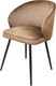Миниатюра изображения товара Стул Мирабелла Бордо Велюр (бежевый/черный)