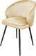 Миниатюра изображения товара Стул Мирабелла Бордо Велюр (кремовый/черный)