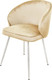 Миниатюра изображения товара Стул Мирабелла Бордо Велюр (кремовый/белый)
