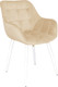 Миниатюра изображения товара Стул Мирабелла Толедо Велюр (кремовый/белый)