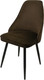 Миниатюра изображения товара Стул Мирабелла Мадрид Велюр (кофе/черный)