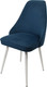 Миниатюра изображения товара Стул Мирабелла Мадрид Велюр (синий/белый)