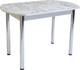 Миниатюра изображения товара Обеденный стол СВД Юнио 100х60 / 006Э.П15.Х (мрамор каррара)