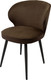 Миниатюра изображения товара Стул Мирабелла Осло Велюр (кофейный/черный)