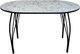 Миниатюра изображения товара Обеденный стол СВД Юнио 110х70 / 007О.П15.МО (мрамор каррара)