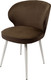 Миниатюра изображения товара Стул Мирабелла Осло Велюр (кофейный/белый)