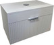Миниатюра изображения товара Столешница для тумбы в ванную Garda 106_750_PVC (белый глянец)