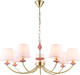 Миниатюра изображения товара Люстра Ambrella LH75025/7 GD/PI (золото/розовый)