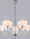 Миниатюра изображения товара Люстра Ambrella LH71321/5 SN/WH (никель/белый)