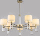 Миниатюра изображения товара Люстра Ambrella LH71303/7 CGD/WH (золото/белый)