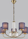 Миниатюра изображения товара Люстра Ambrella LH71271/5 BS/DB (латунь/темно-синий)