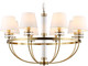 Миниатюра изображения товара Люстра Ambrella LH71253/8 BS/WH (латунь/белый)