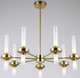 Миниатюра изображения товара Люстра Ambrella LH55360/14 BS/CL (латунь/прозрачный)