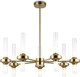 Миниатюра изображения товара Люстра Ambrella LH55360/14 BS/CL (латунь/прозрачный)
