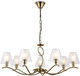 Миниатюра изображения товара Люстра Ambrella LH57093/7 BS/FR (латунь/белый матовый)