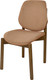 Миниатюра изображения товара Стул Мирабелла Рио Велюр (бежевый, темное дерево)