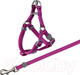 Миниатюра изображения товара Шлея с поводком Trixie Premium 41891 (разные цвета)