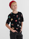 Миниатюра изображения товара Футболка детская Mark Formelle 113433 (р.140-68, Новый Год на черном)