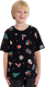 Миниатюра изображения товара Футболка детская Mark Formelle 113433 (р.140-68, Новый Год на черном)